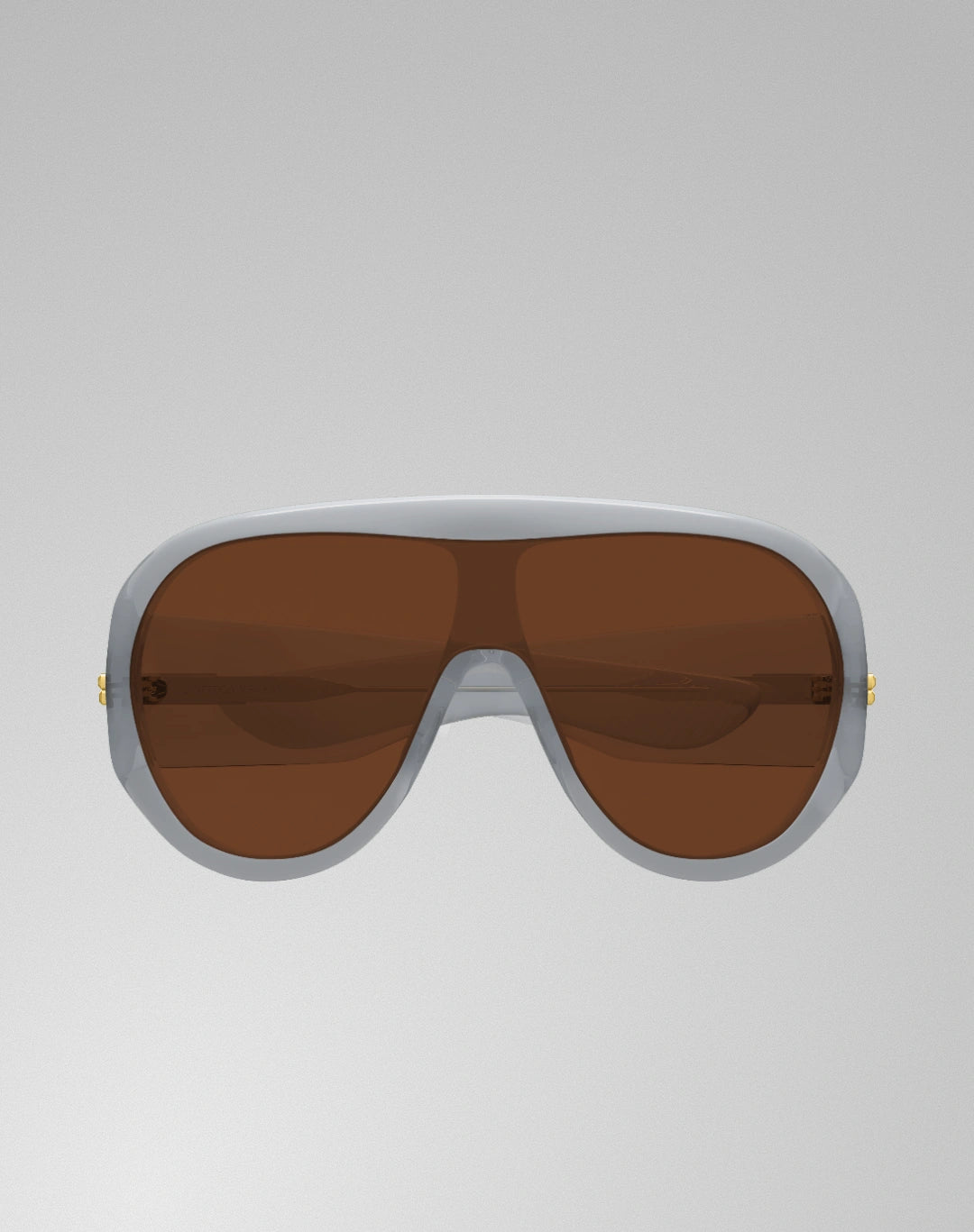 Bottega Veneta BV1345S-004 – Lunettes de soleil Masque gris (L)