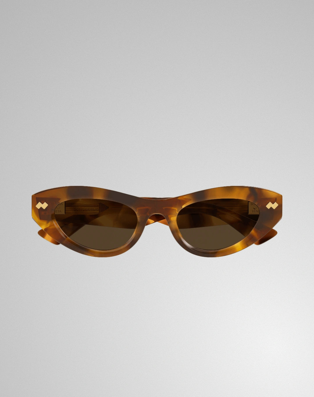 Bottega Veneta BV1350S-002 – Lunettes de soleil Œil-de-chat havane (M)