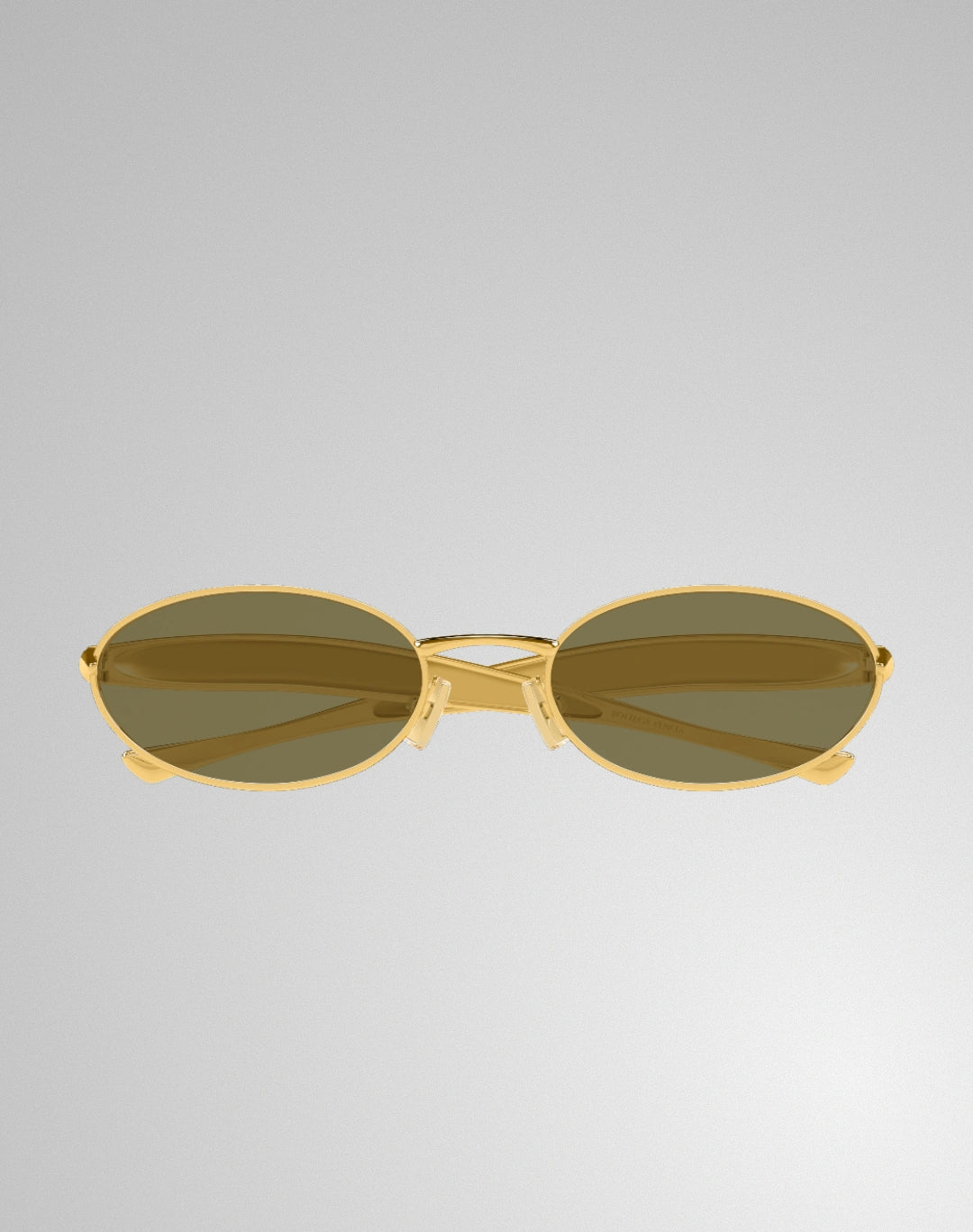 Bottega Veneta BV1386S-006 – Lunettes de soleil ovale or (L)