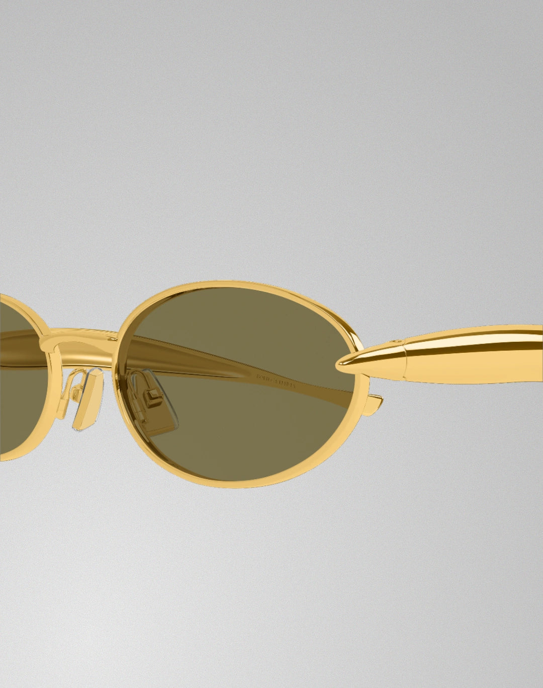 Bottega Veneta BV1386S-006 – Lunettes de soleil ovale or (L)