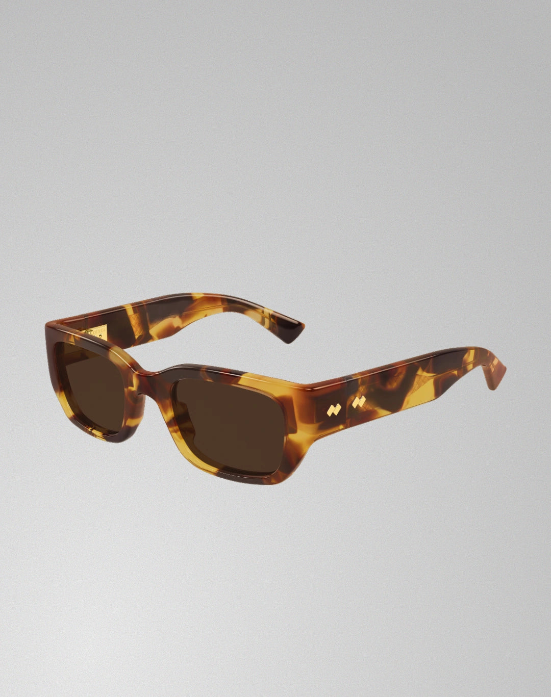 Bottega Veneta BV1400S-002 – Lunettes de soleil rectangulaire havane (M)