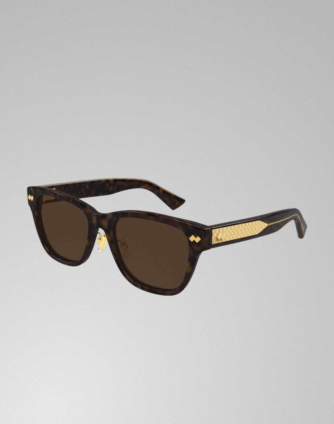 Bottega Veneta BV1402SK-006 – Lunettes de soleil havane (XL)
