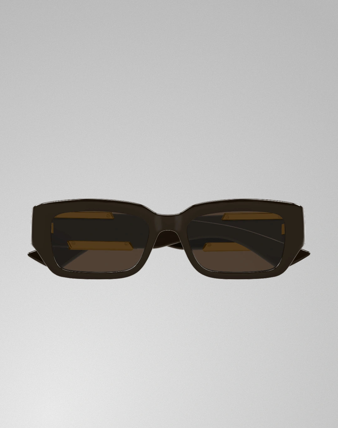 Bottega Veneta BV1406S-003 – Lunettes de soleil rectangulaire brun (M)