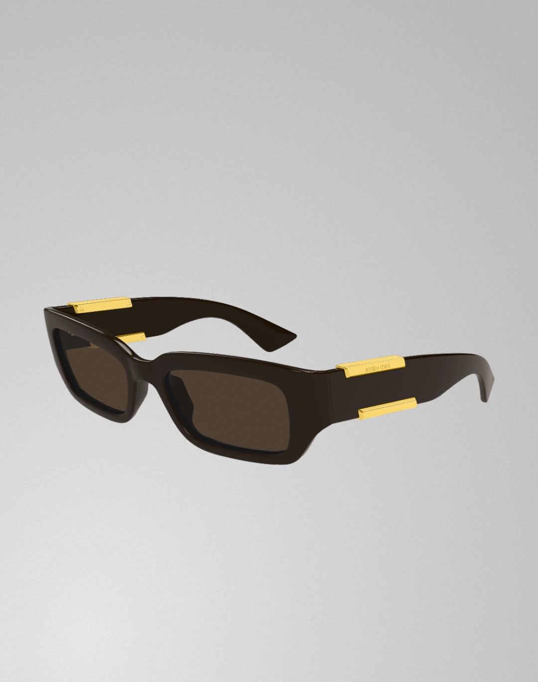 Bottega Veneta BV1406S-003 – Lunettes de soleil rectangulaire brun (M)