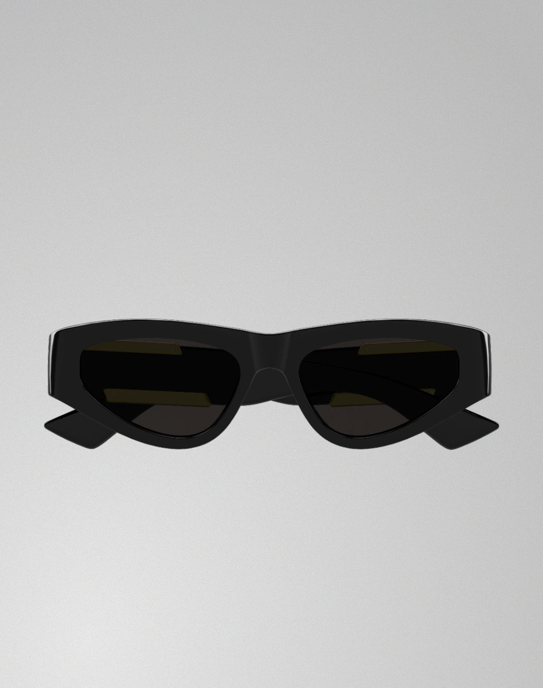 Bottega Veneta BV1407S-001 – Lunettes de soleil œil de chat noir (M)