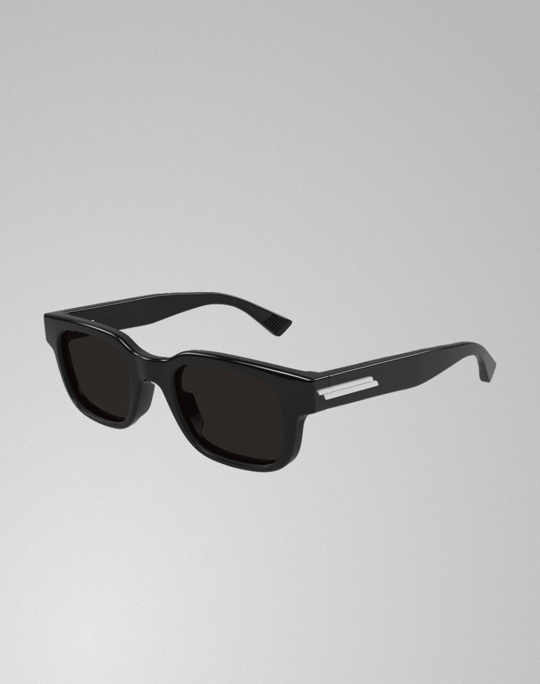 Bottega Veneta BV1411S-001 – Lunettes de soleil rectangulaire noir (M)