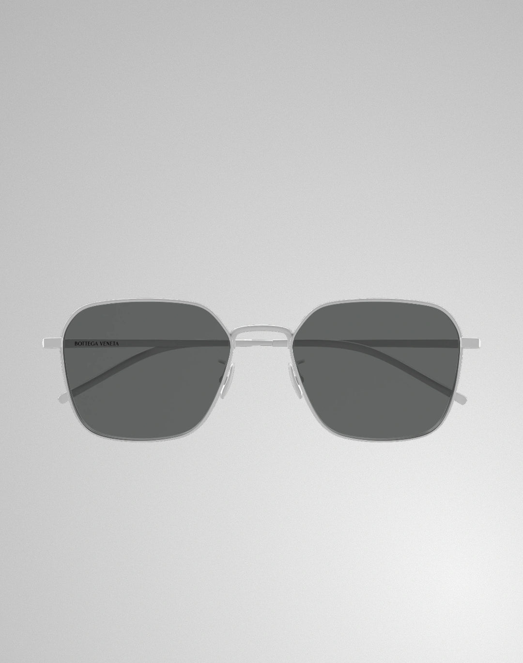 Bottega Veneta BV1422SA-004 – Lunettes de soleil Carrée argent (L)