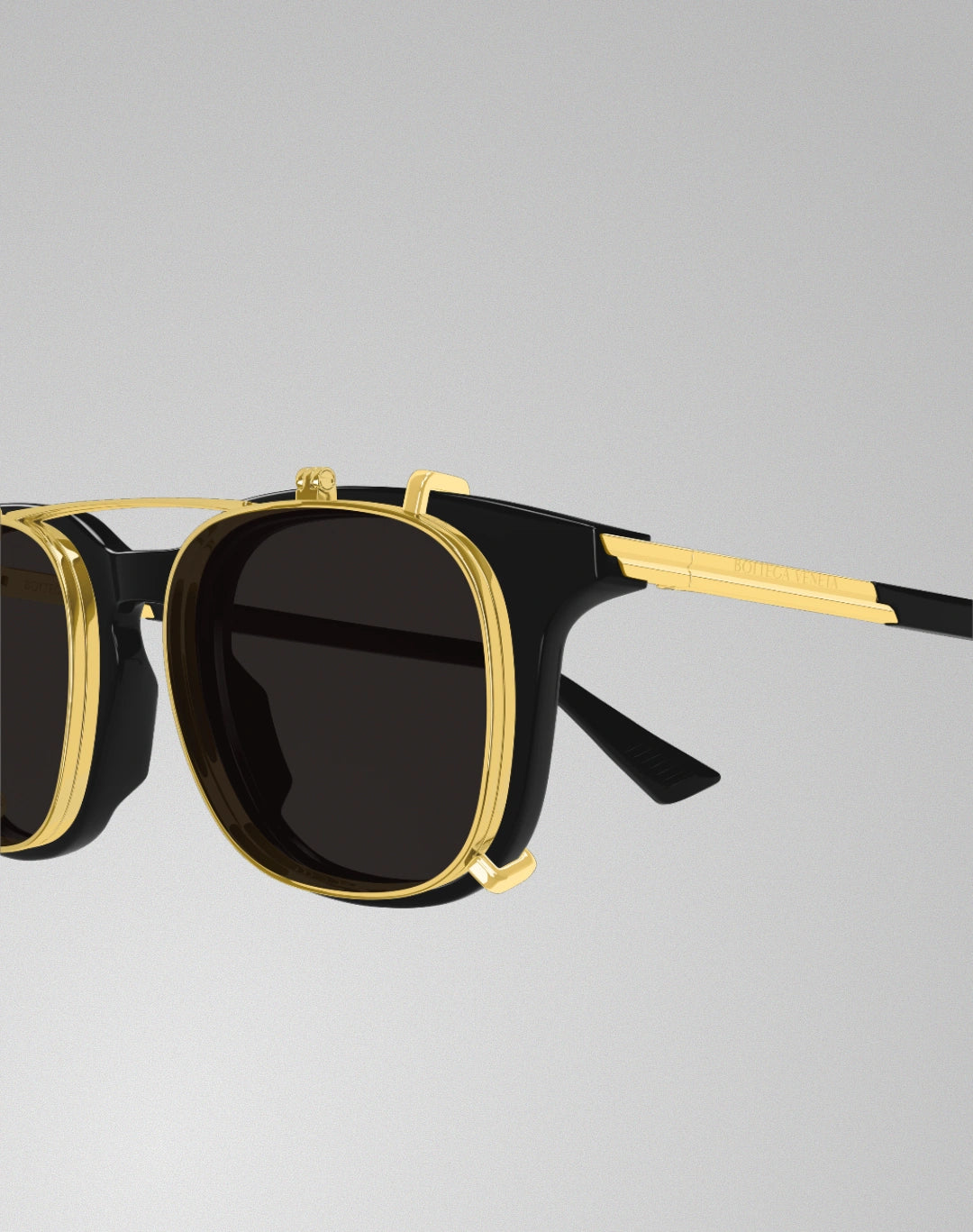 Bottega Veneta BV1429S-001 – Lunettes de soleil Rectangulaire noir (M)