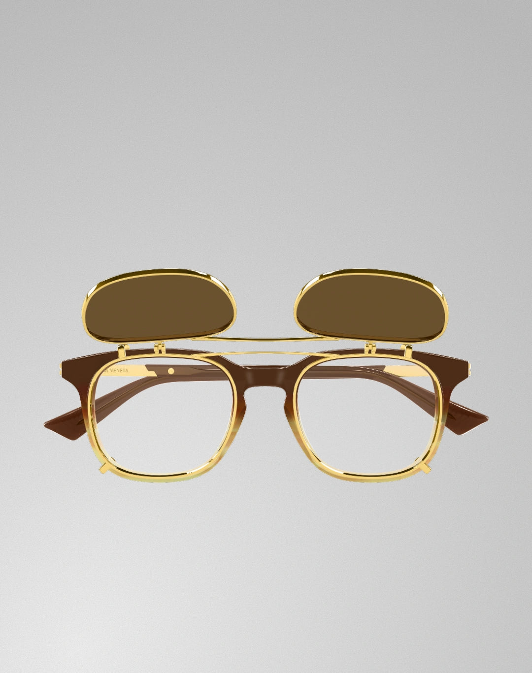 Bottega Veneta BV1429S-002 – Lunettes de soleil Rectangulaire brun (M)