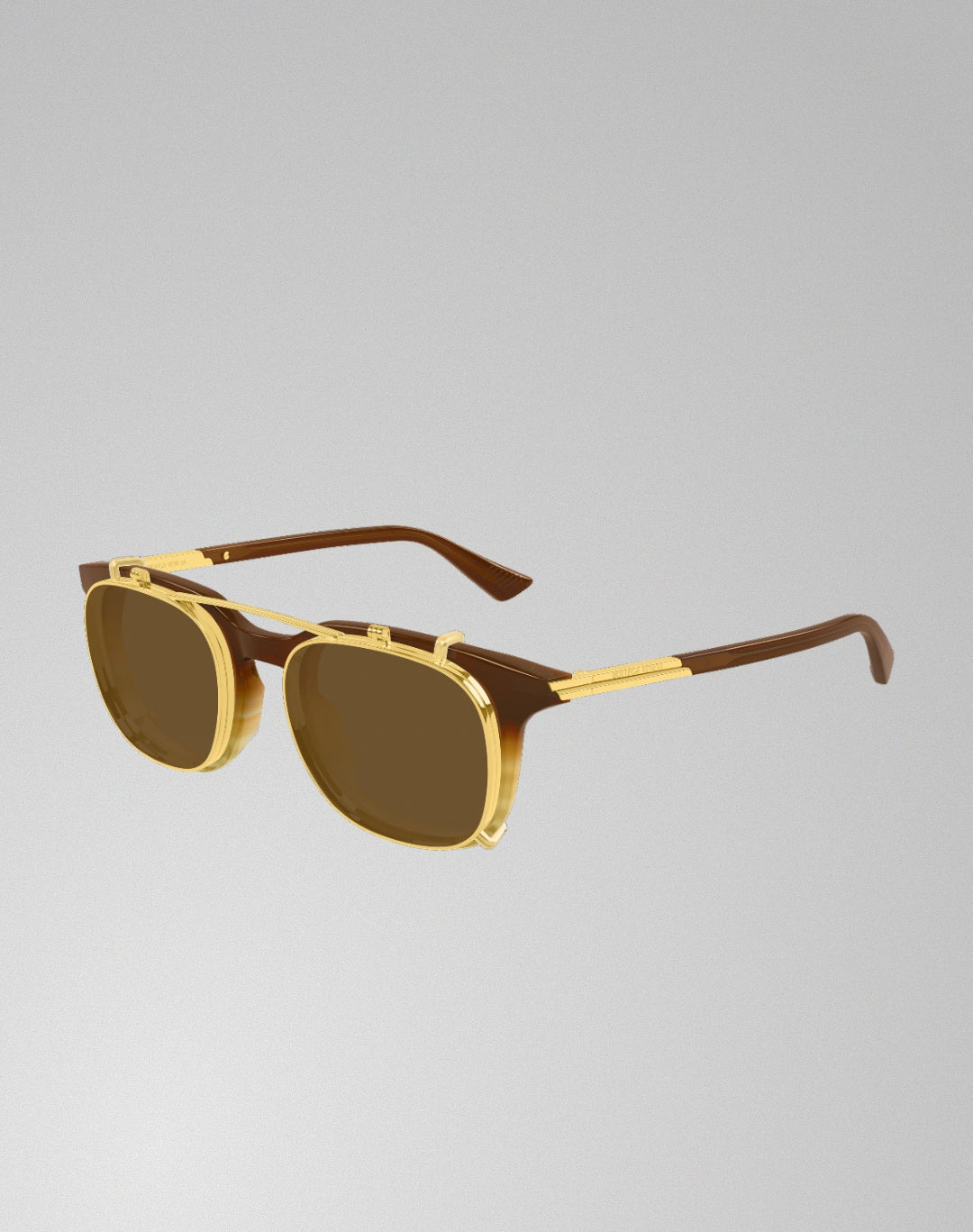 Bottega Veneta BV1429S-002 – Lunettes de soleil Rectangulaire brun (M)