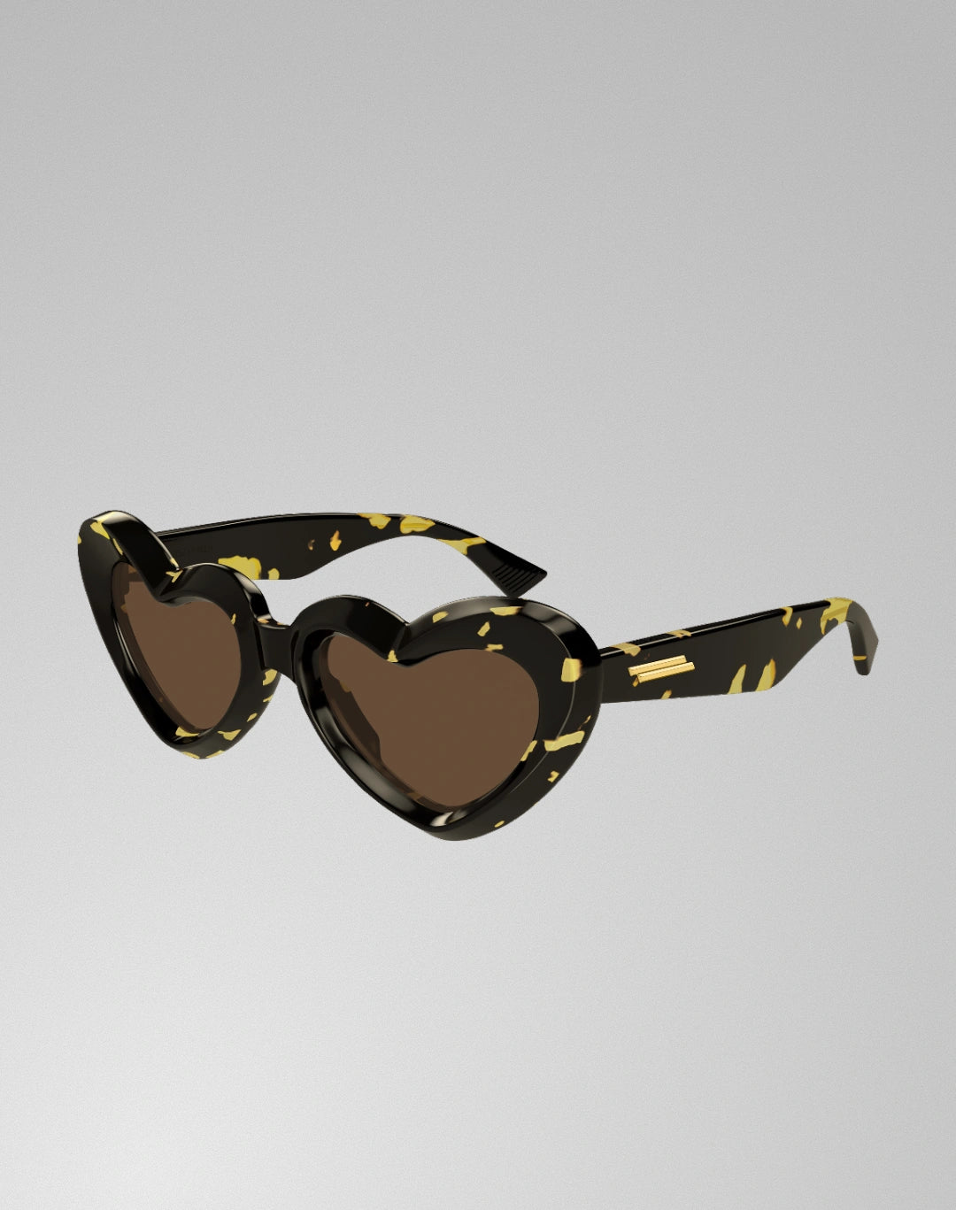 Bottega Veneta BV1432S-002 – Lunettes de soleil cœur havane (M)