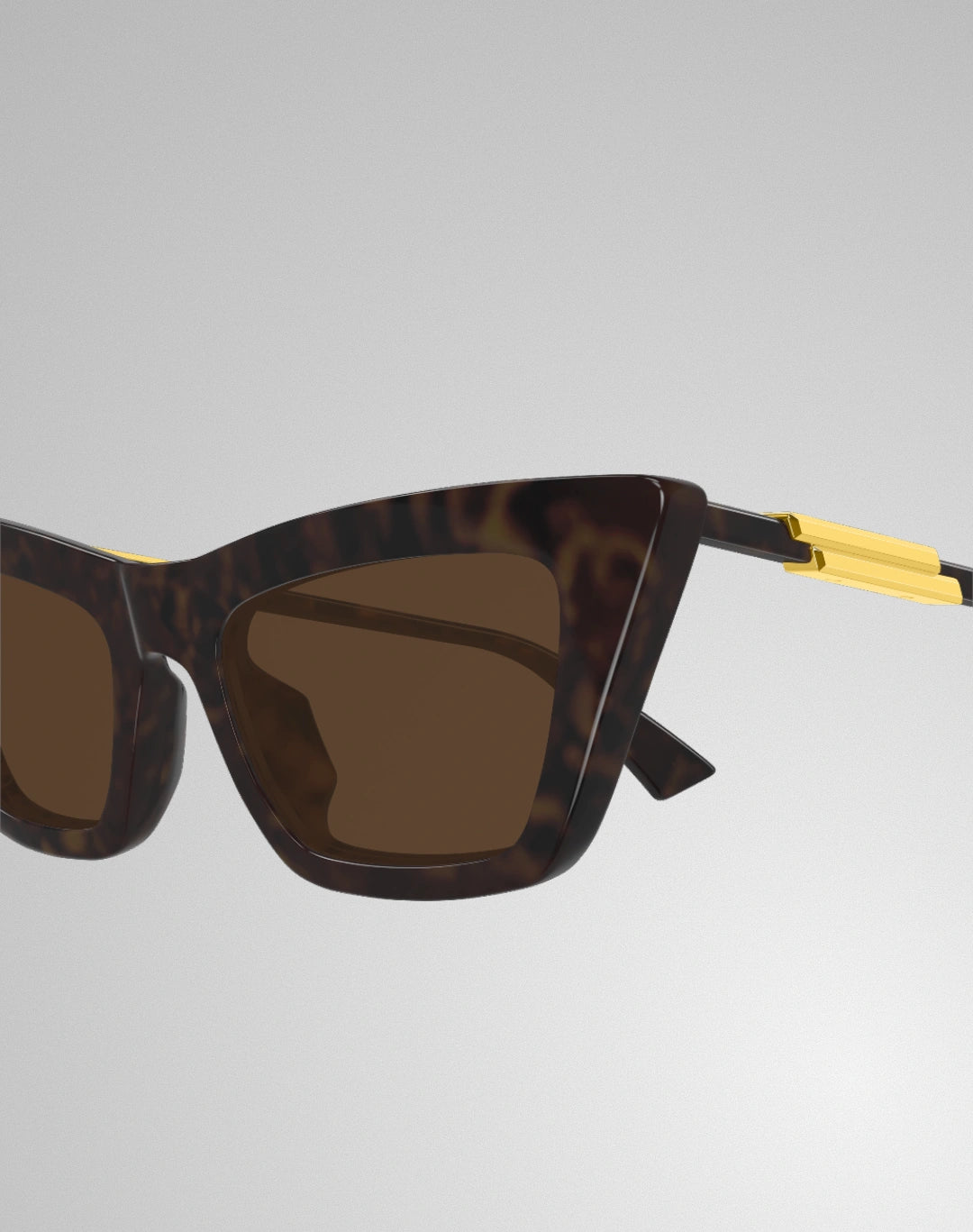 Bottega Veneta BV1446S-002 – Lunettes de soleil oeil de chat havane (M)