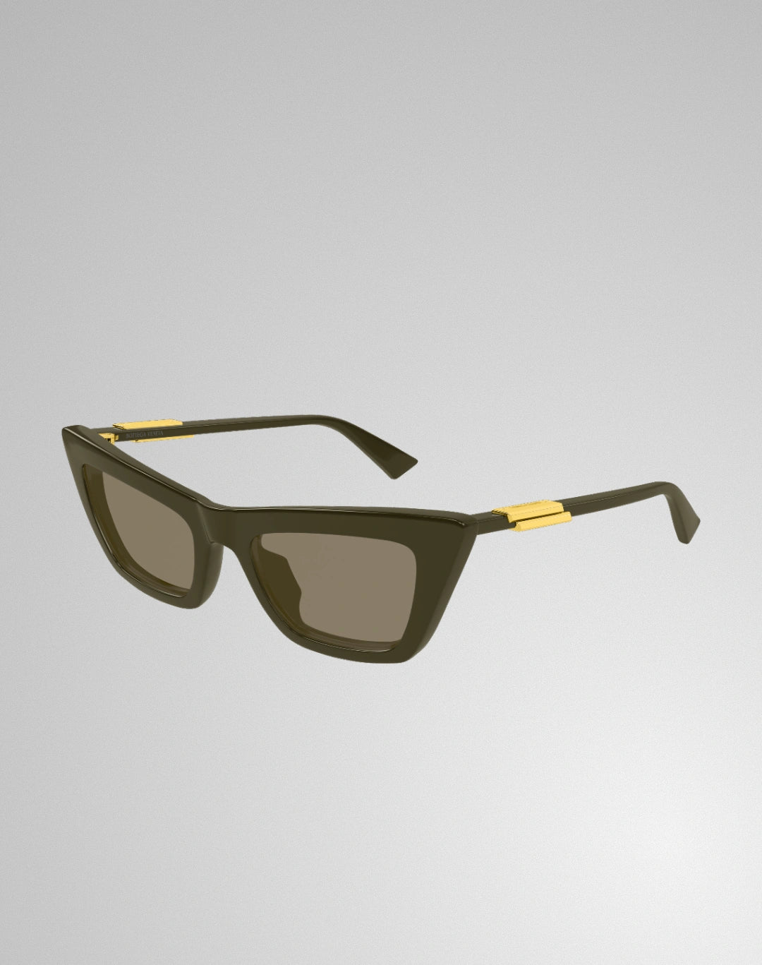 Bottega Veneta BV1446S-005 – Lunettes de soleil oeil de chat vert (M)