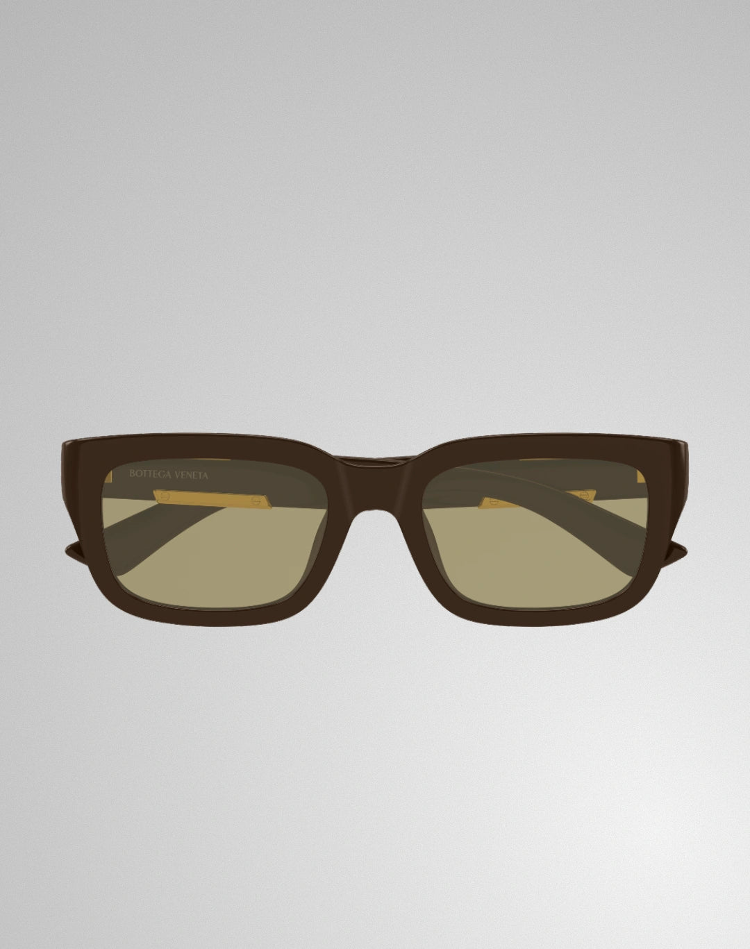 Bottega Veneta BV1453SA-004 – Lunettes de soleil rectangulaire brun (M)