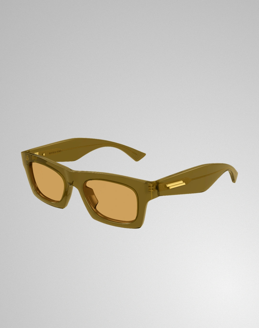 Bottega Veneta BV1457S-005 – Lunettes de soleil rectangulaire brun (M)
