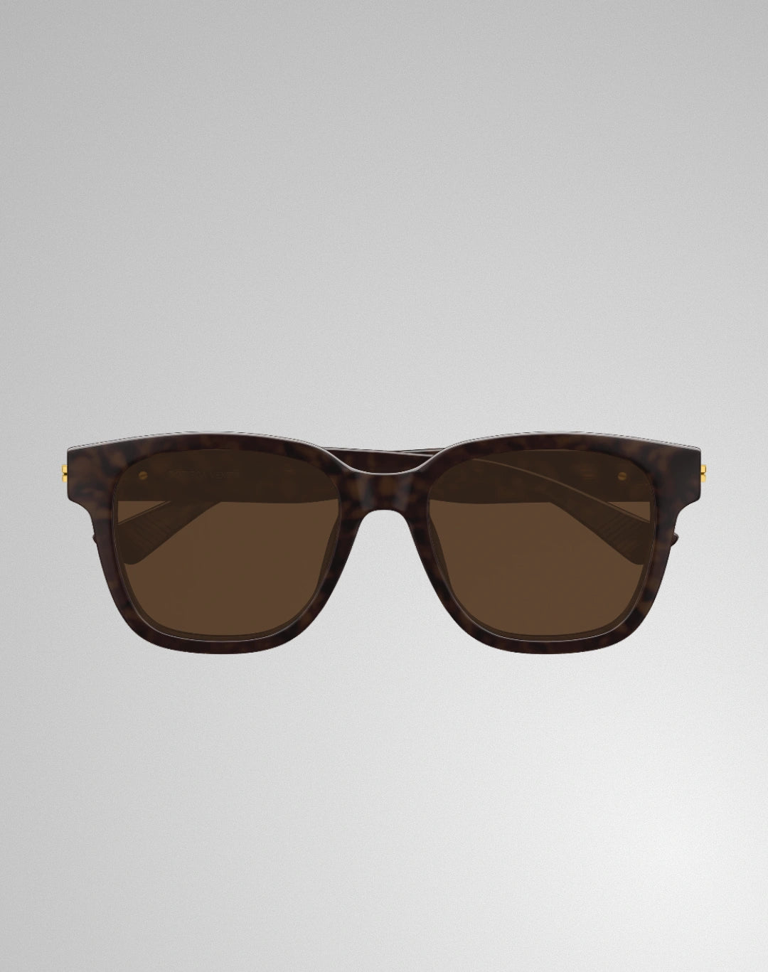 Bottega Veneta BV1461SK-002 – Lunettes de soleil oversize havane (L)