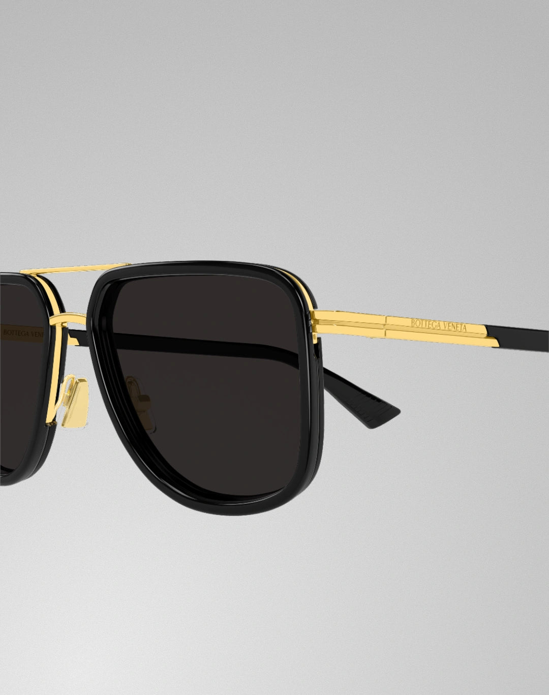 Bottega Veneta BV1463S-001 – Lunettes de soleil caravane noir (XL)