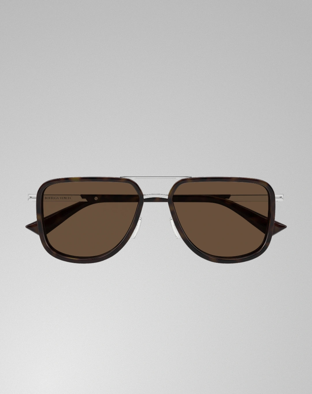 Bottega Veneta BV1463S-002 – Lunettes de soleil caravane havane (XL)