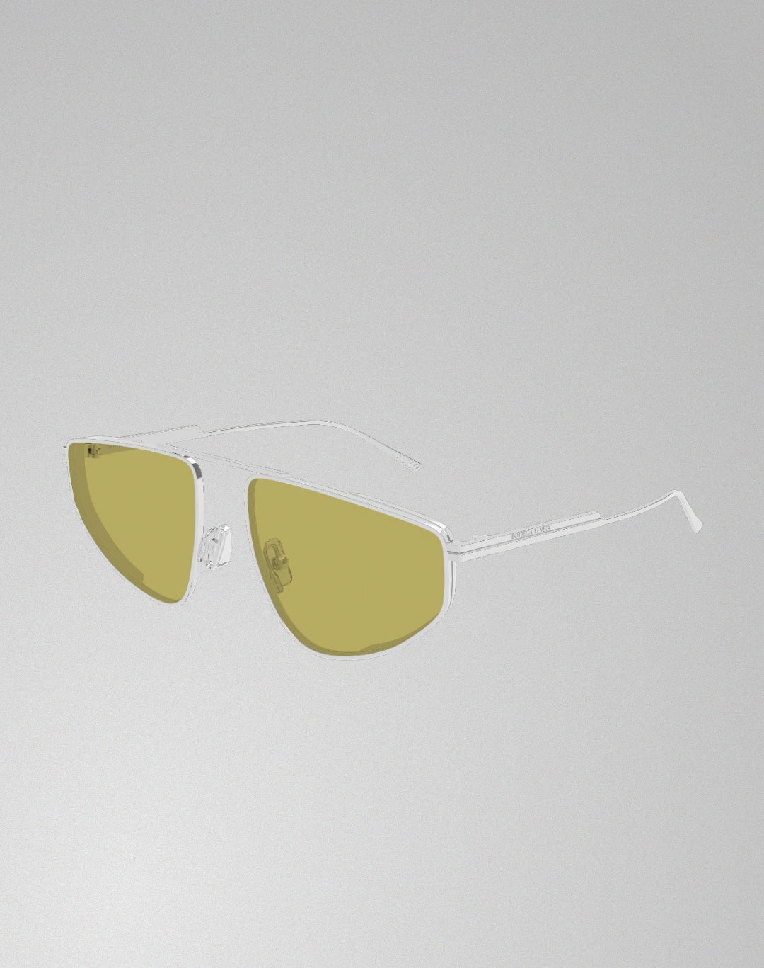 Bottega Veneta BV1466S-003 – Lunettes de soleil caravan argent (XL)