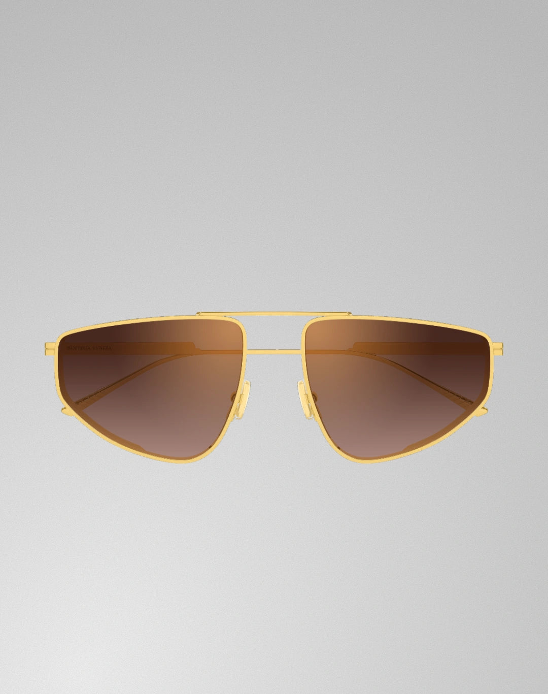 Bottega Veneta BV1466S-004 – Lunettes de soleil caravan or (XL)