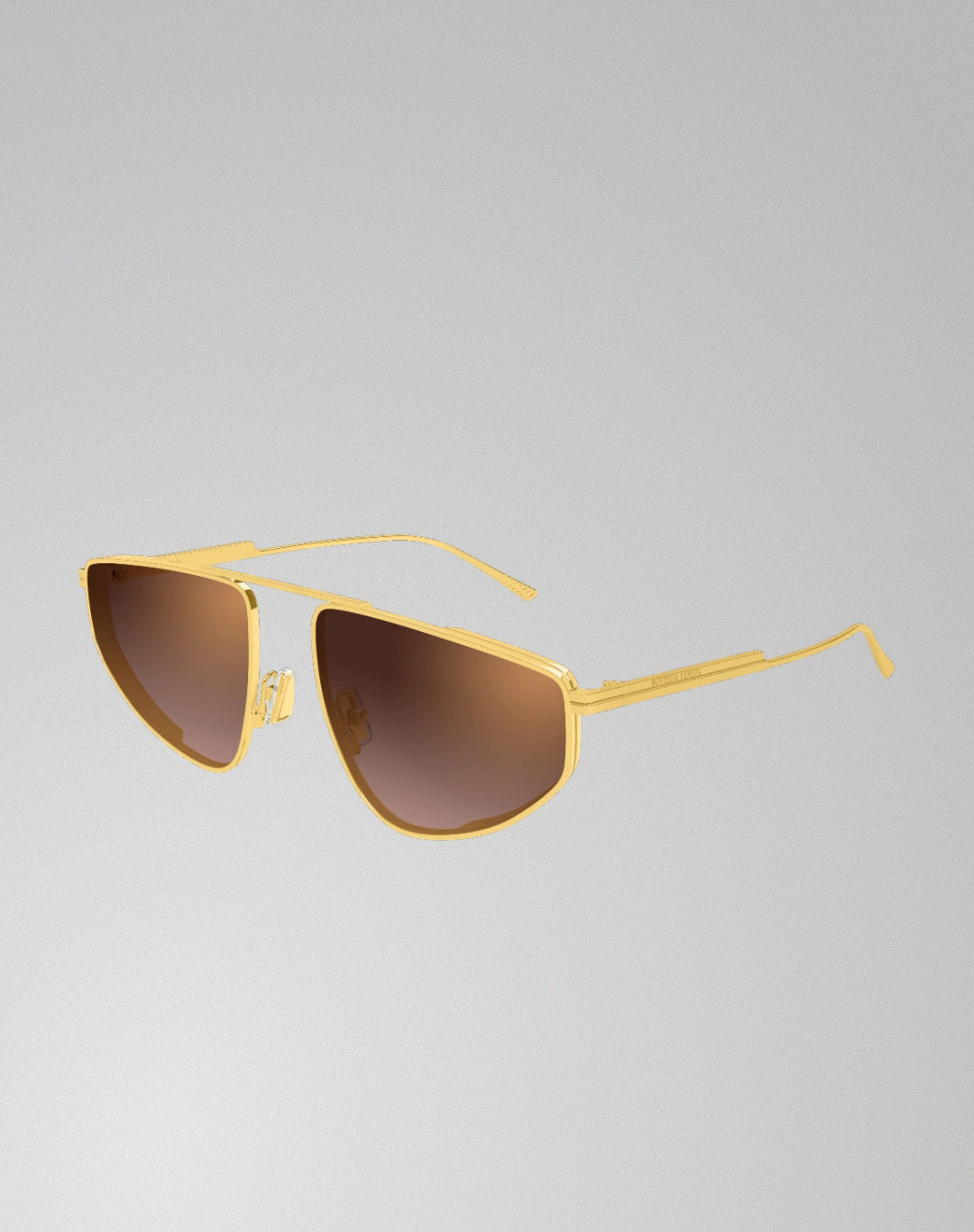 Bottega Veneta BV1466S-004 – Lunettes de soleil caravan or (XL)