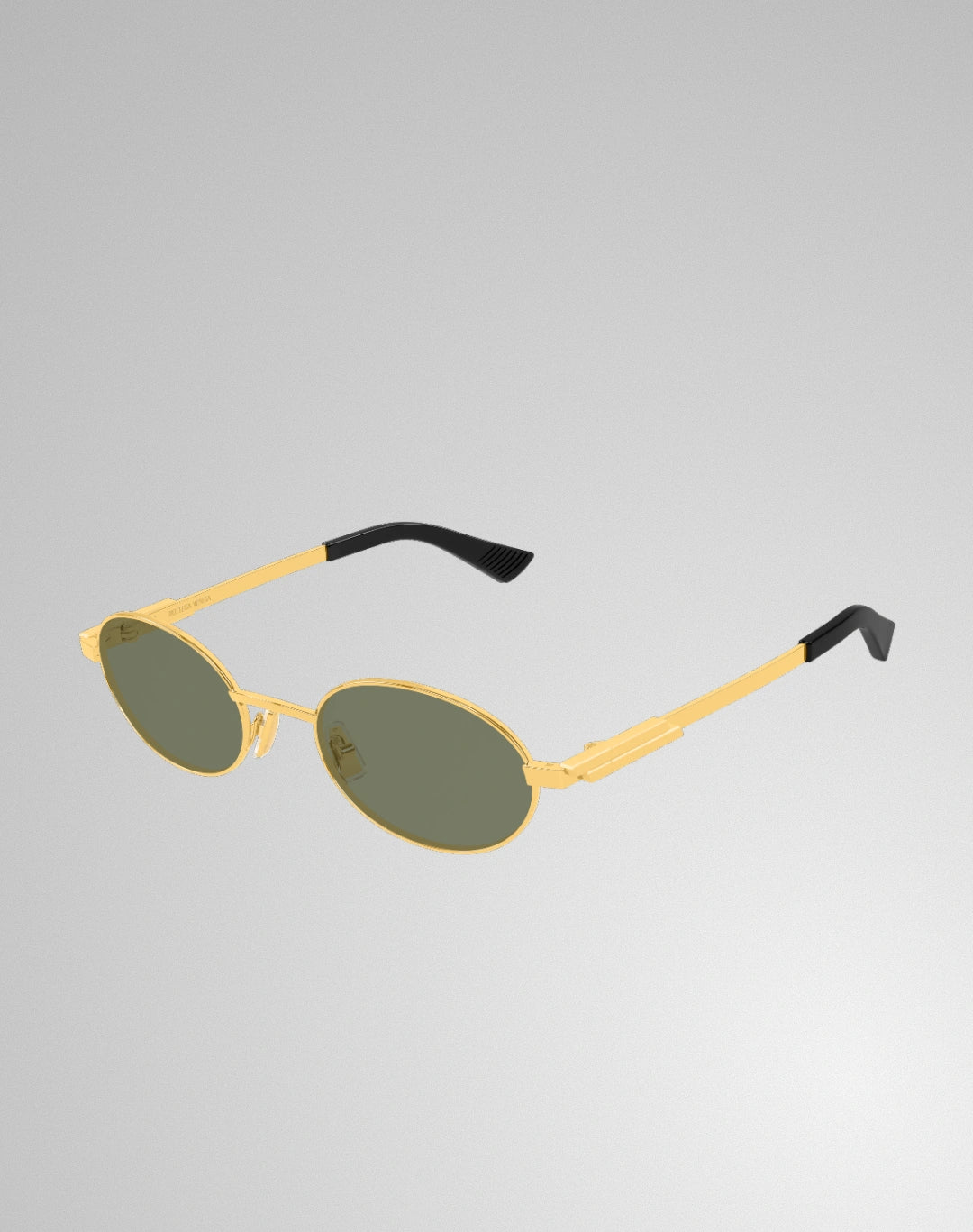 Bottega Veneta BV1470S-004 – Lunettes de soleil ovale or (M)