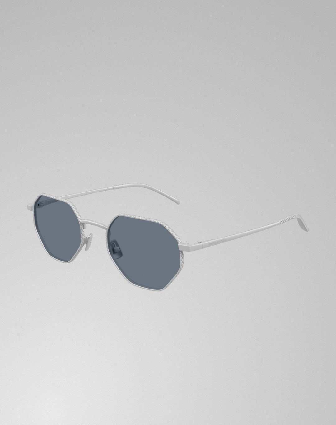 Bottega Veneta BV1471S-004 – Lunettes de soleil géométrique argent (M)