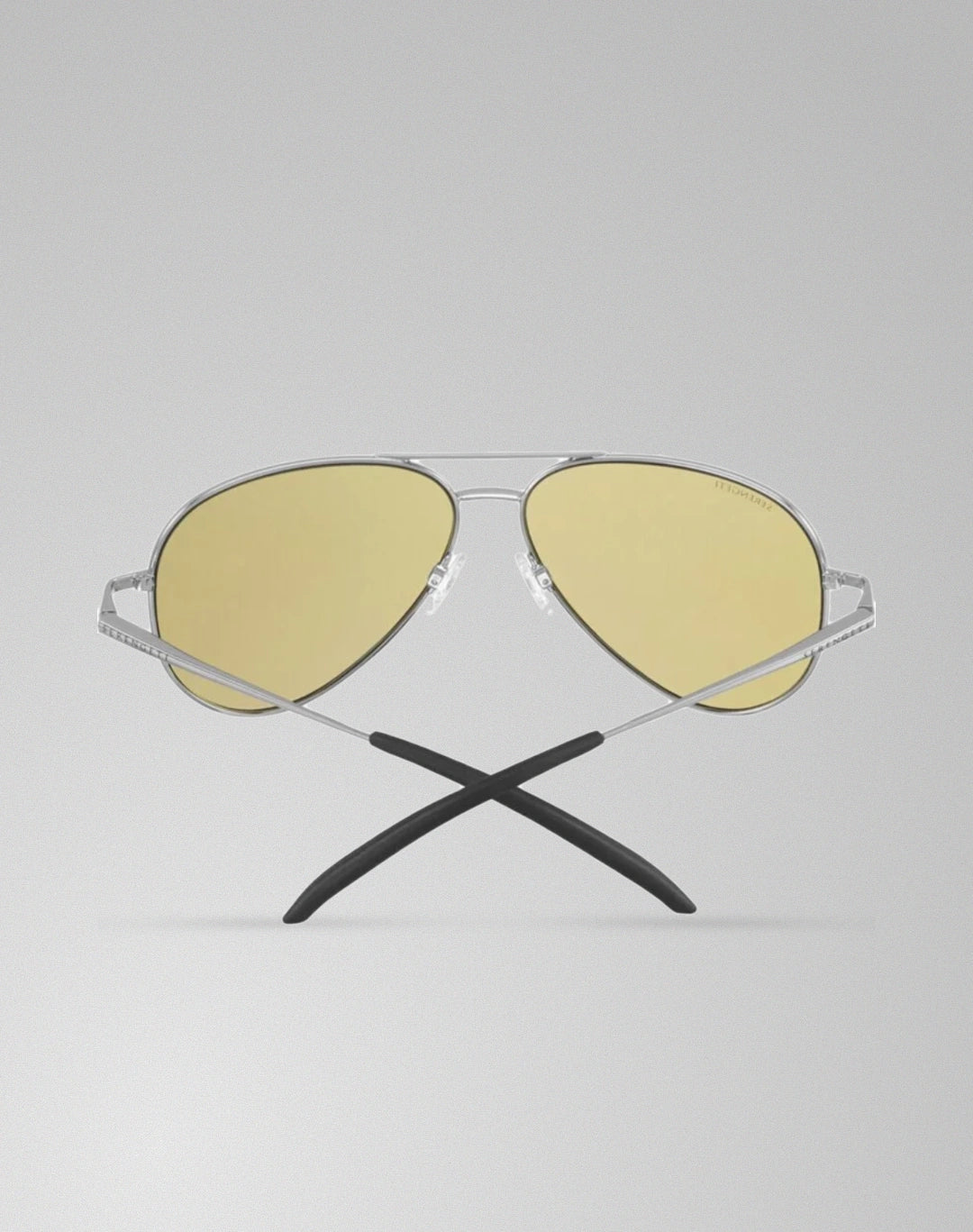 Serengeti Carrara 8547 – Lunettes de soleil pilote argent brillant