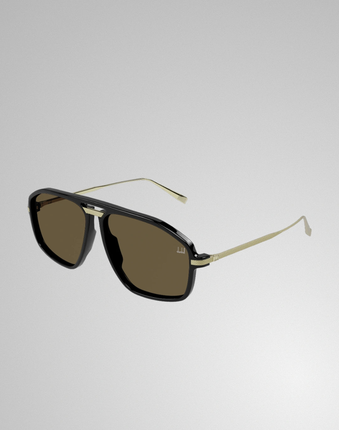Dunhill DU0120S-001 – Lunettes de soleil pilote carrée noir (XL)