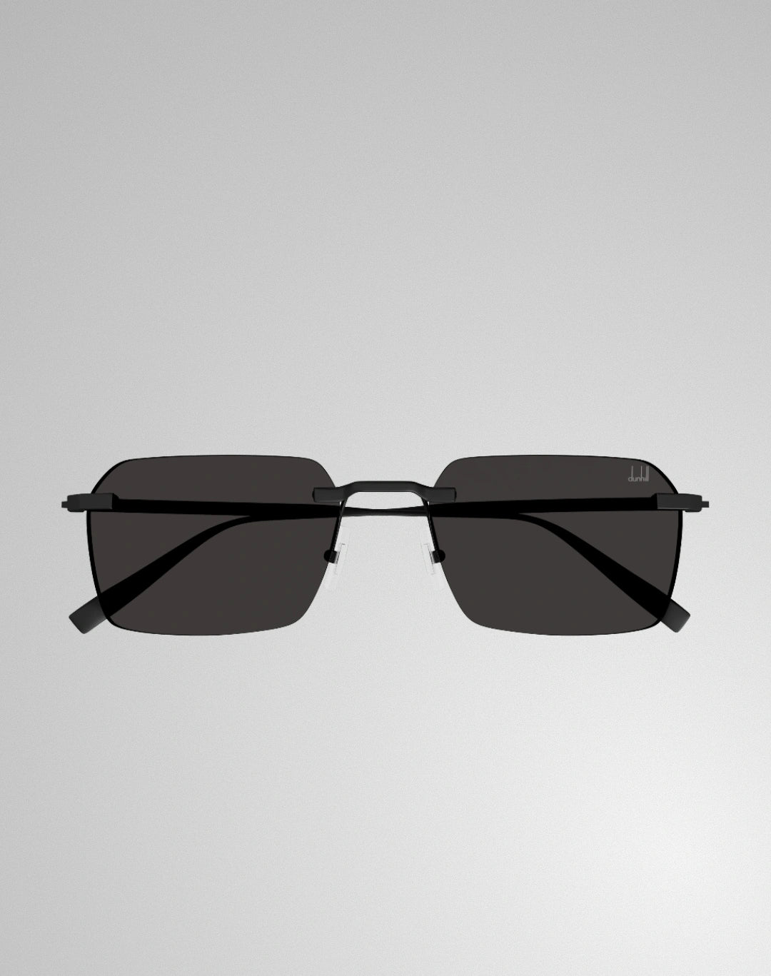 Dunhill DU0061S-001 – Lunettes de soleil rectangulaire noir (XL)