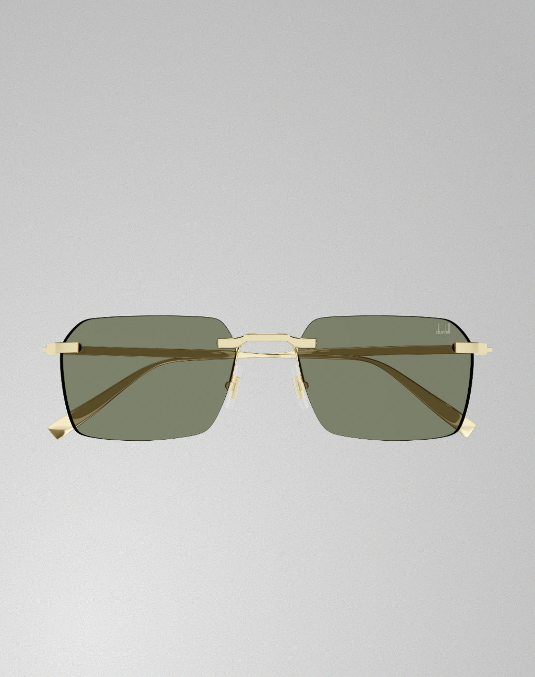 Dunhill DU0061S-002 – Lunettes de soleil rectangulaire or (XL)