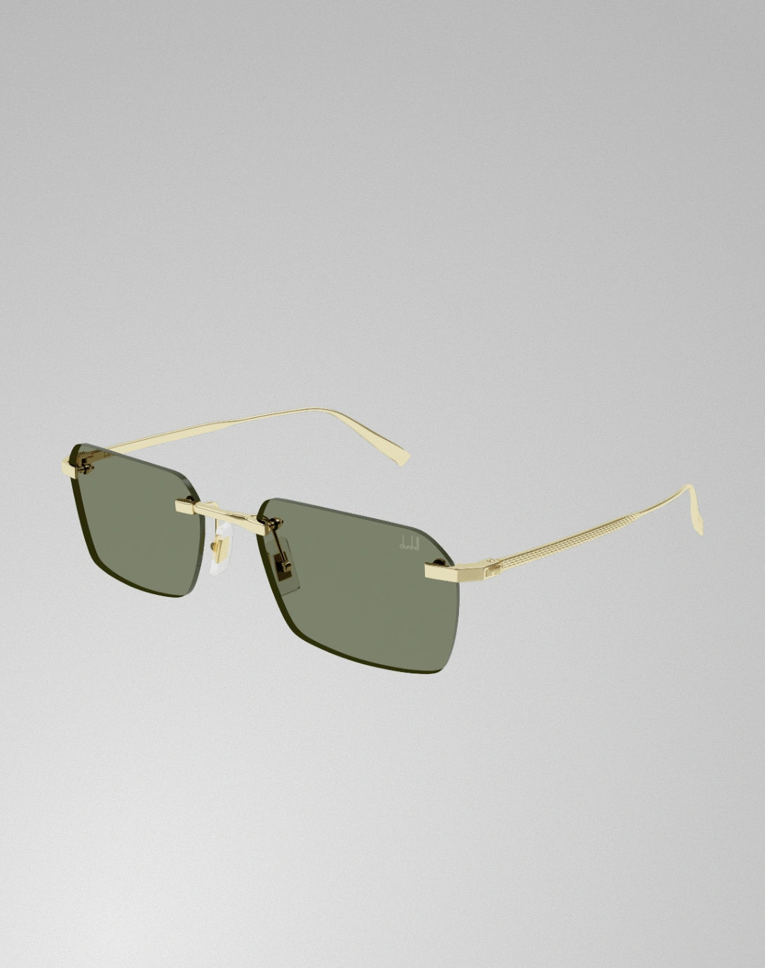 Dunhill DU0061S-002 – Lunettes de soleil rectangulaire or (XL)