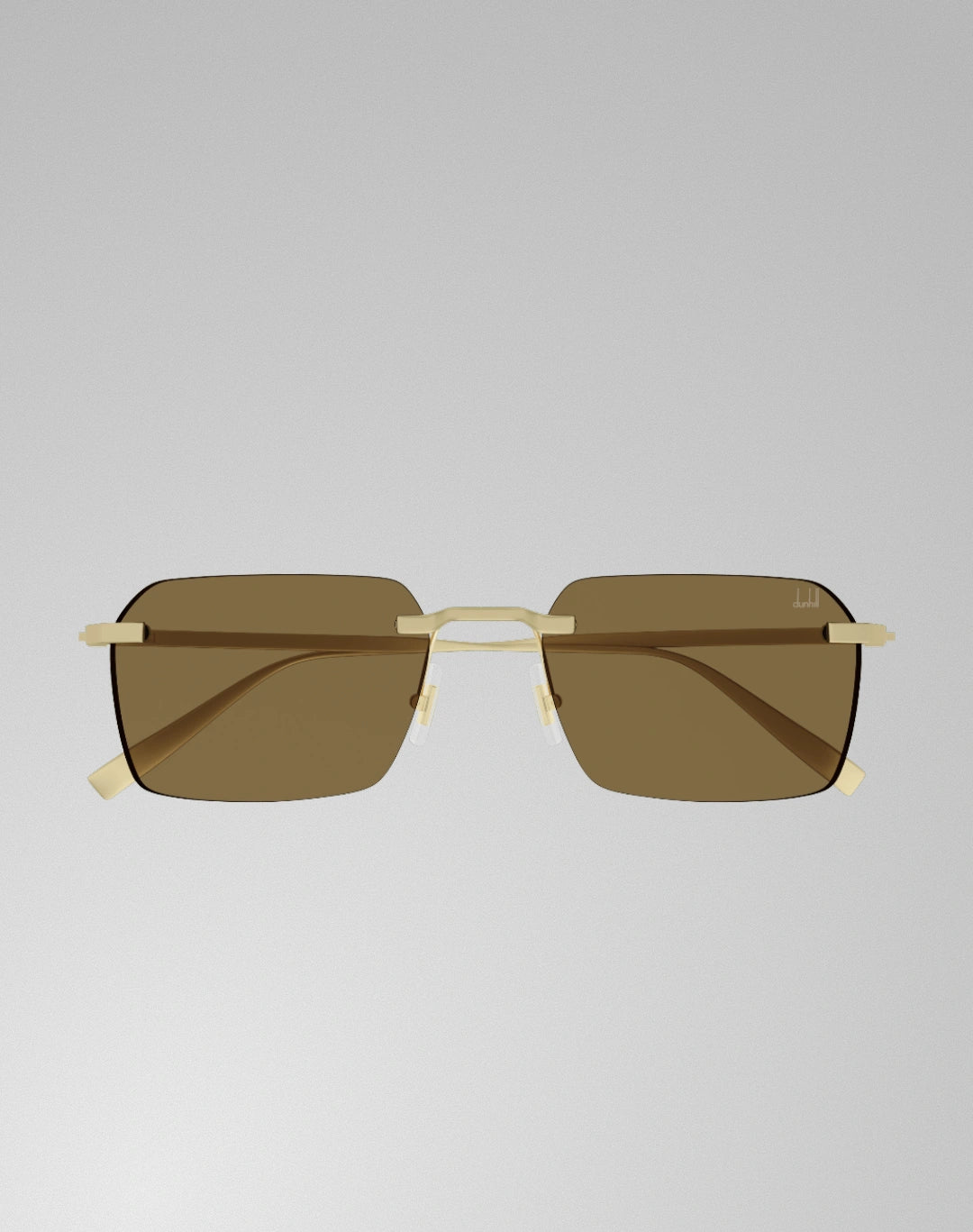 Dunhill DU0061S-003 – Lunettes de soleil rectangulaire or (XL)
