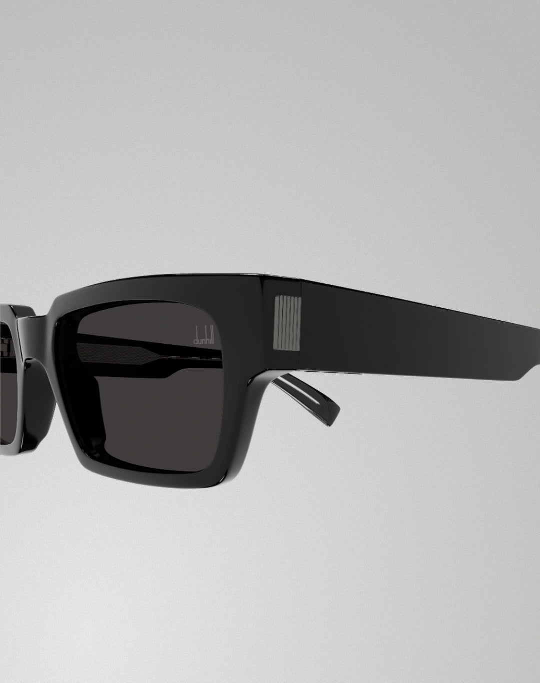 Dunhill DU0079S-001 – Lunettes de soleil rectangulaire noir (L)