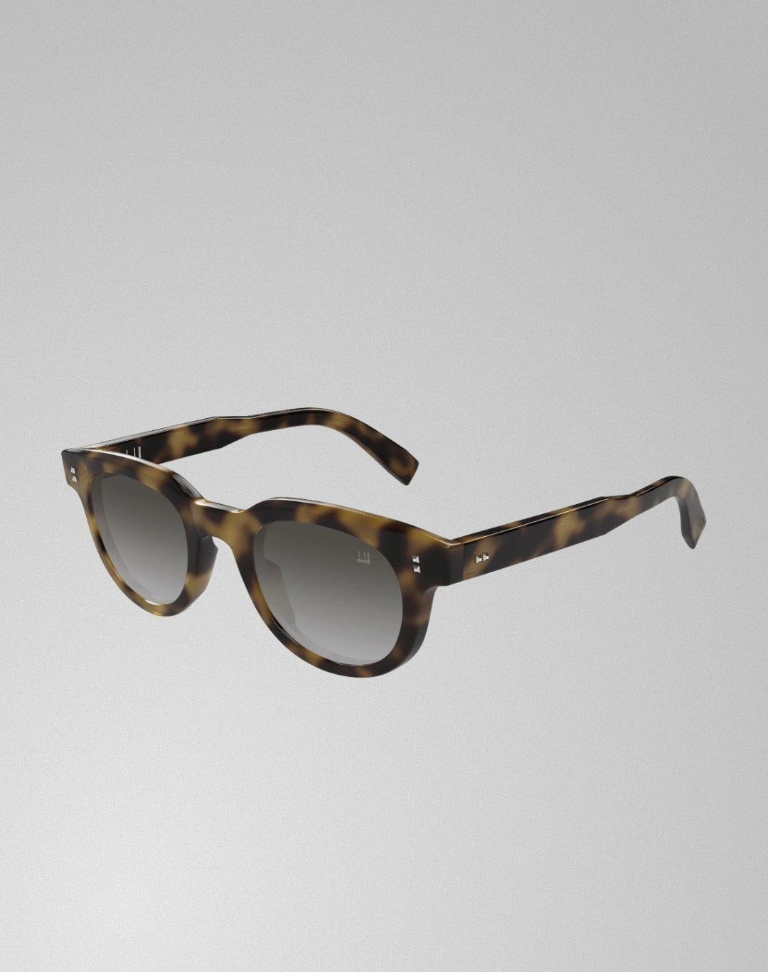 Dunhill DU0097S-005 – Lunettes de soleil ronde havane (S)