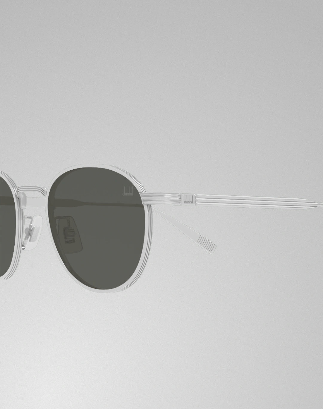 Dunhill DU0102S-002 – Lunettes de soleil phantos argent (M)