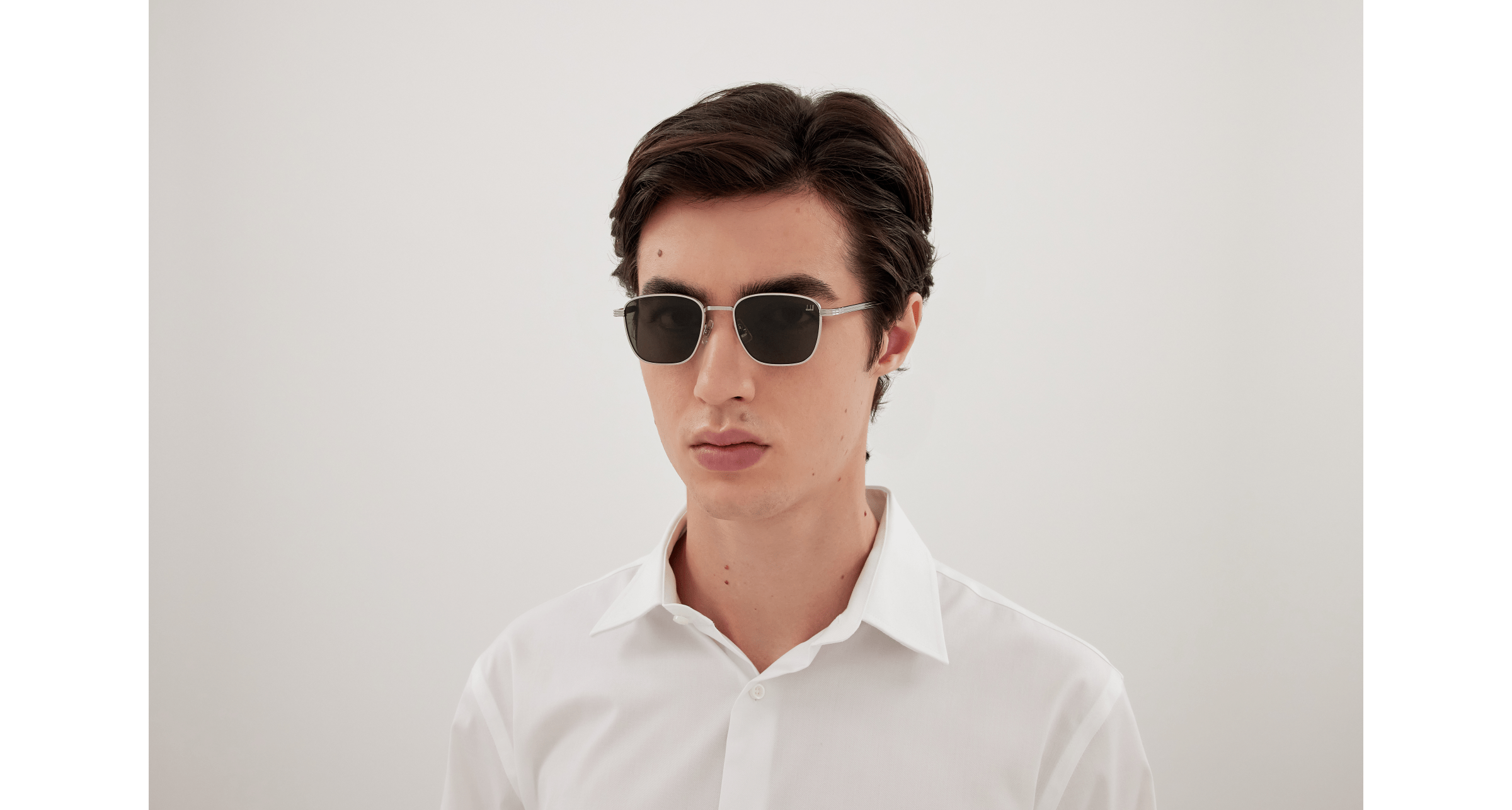 Dunhill DU0103S-002 – Lunettes de soleil carrée argent (M)