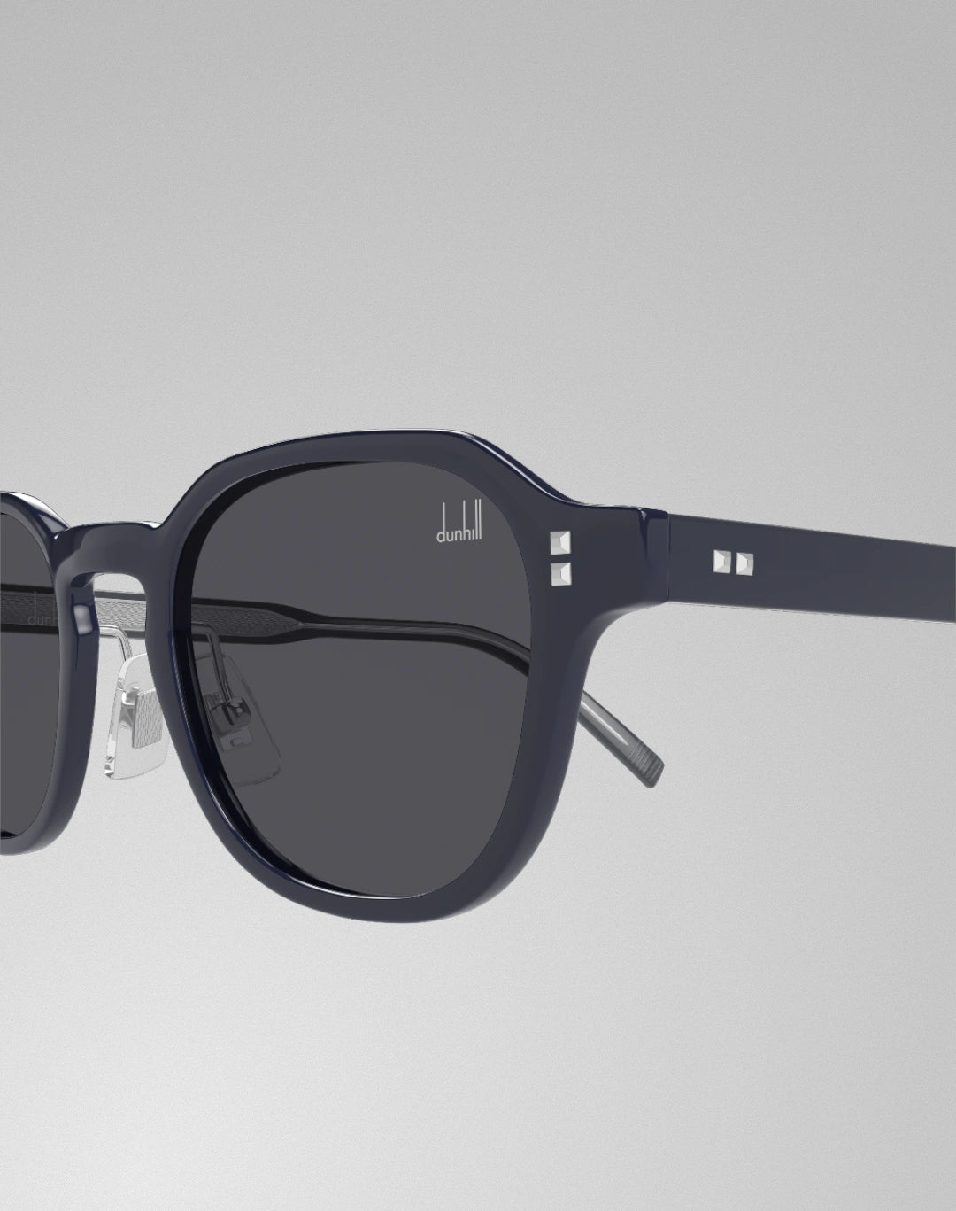 Dunhill DU0114S-005 – Lunettes de soleil rectangulaire argent (L)