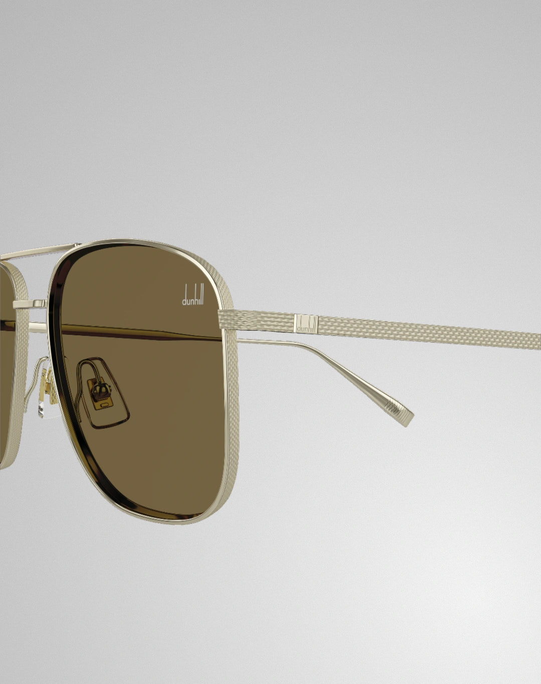 Dunhill DU0118S-002 – Lunettes de soleil pilote or (L)
