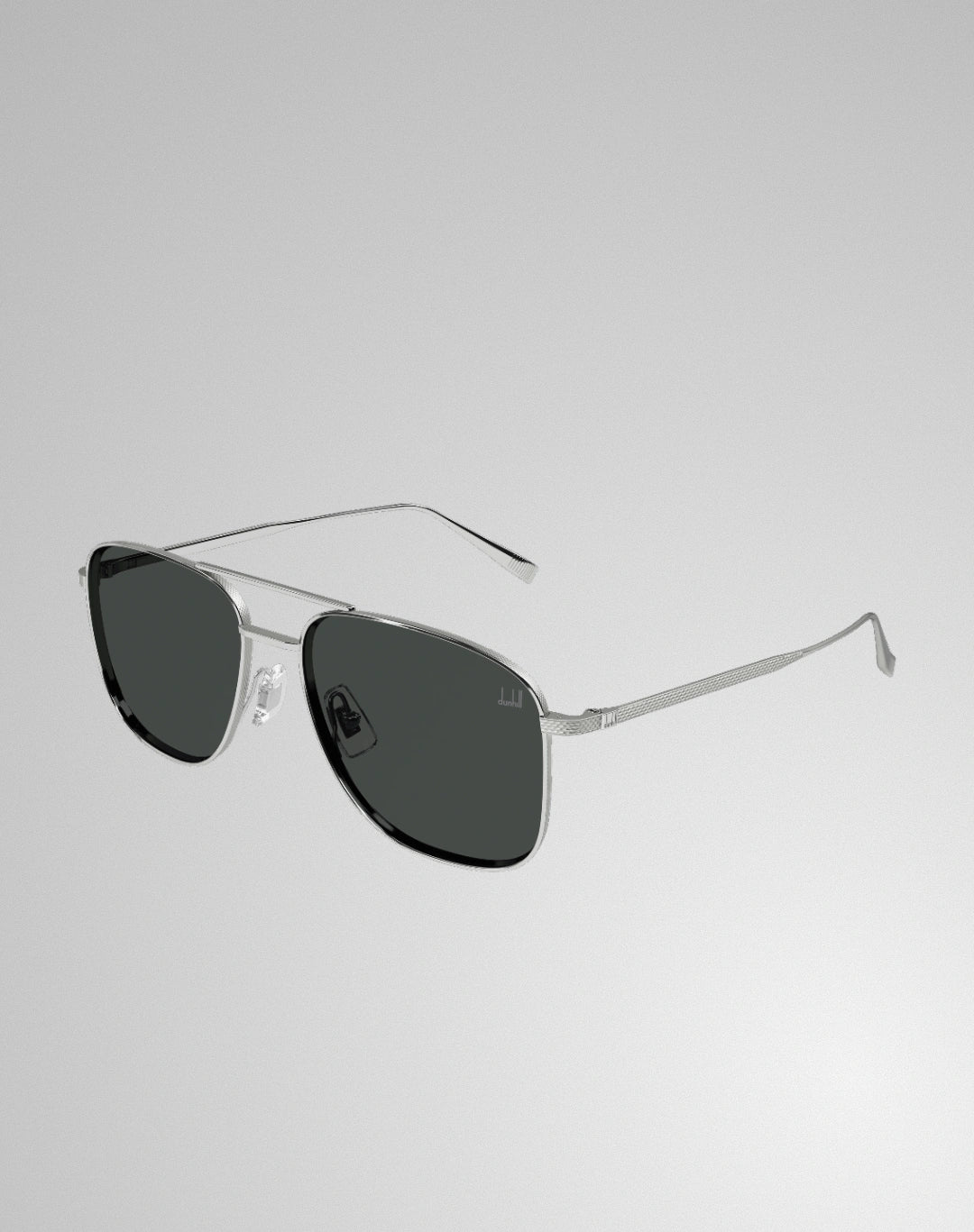 Dunhill DU0118S-003 – Lunettes de soleil pilote argent (L)