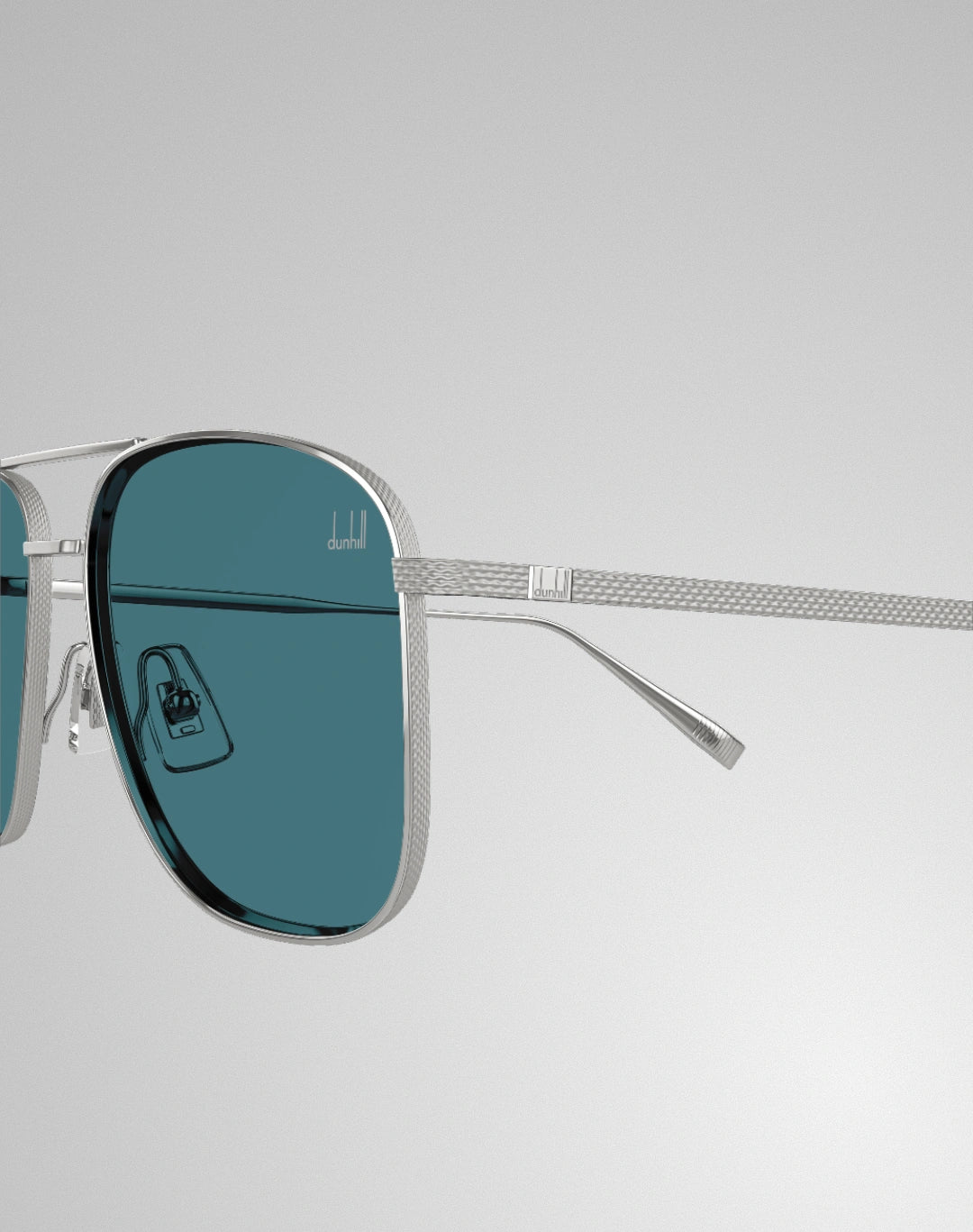 Dunhill DU0118S-004 – Lunettes de soleil pilote argent (L)