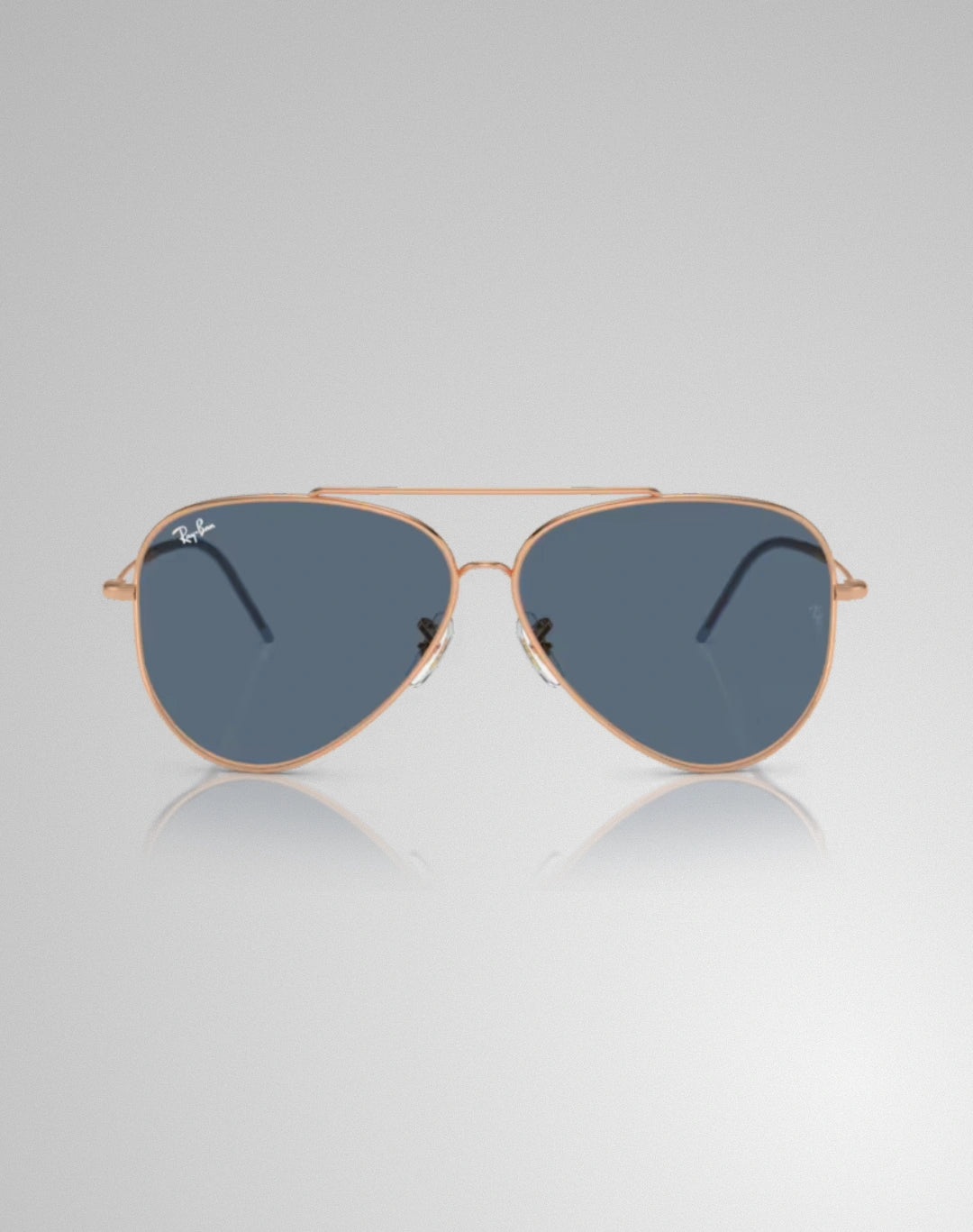 Ray-Ban 0RB0101S-92023A – Lunettes de soleil pilote or rose