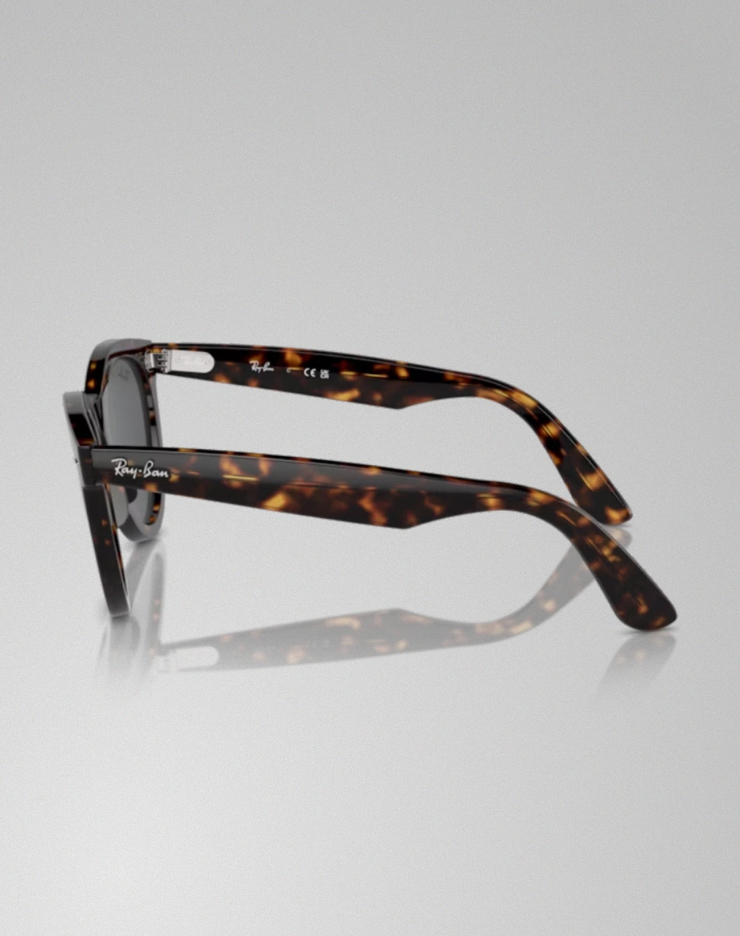 Ray-Ban RB2241-902B1 – Lunettes de soleil rond havana