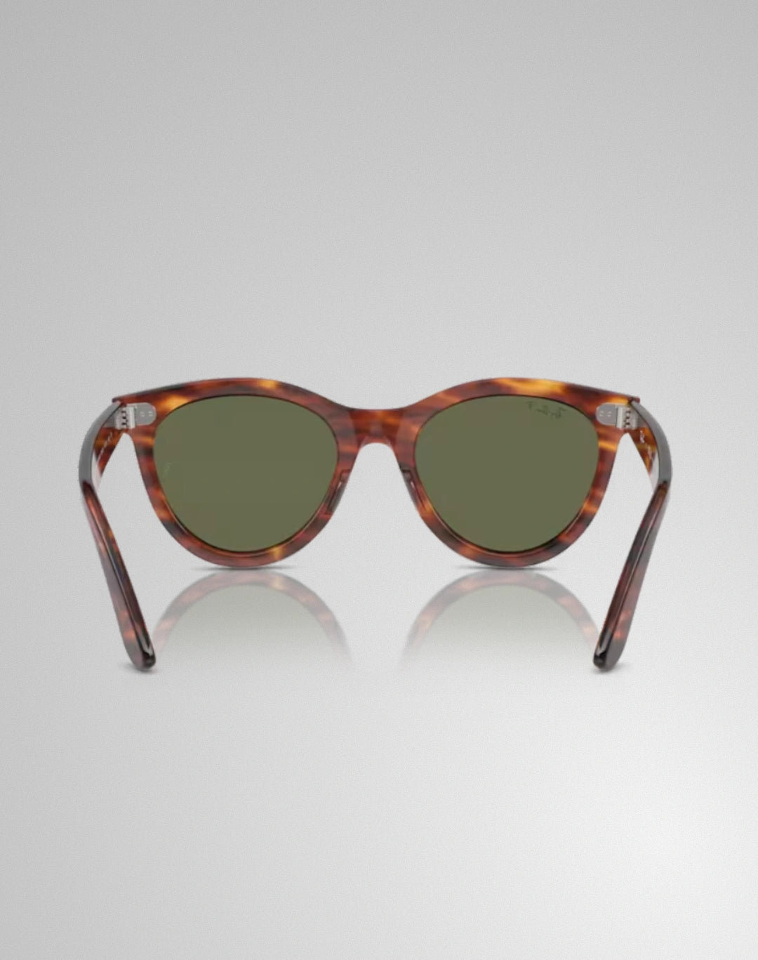 Ray-Ban RB2241-95458 – Lunettes de soleil ronde rayé havana