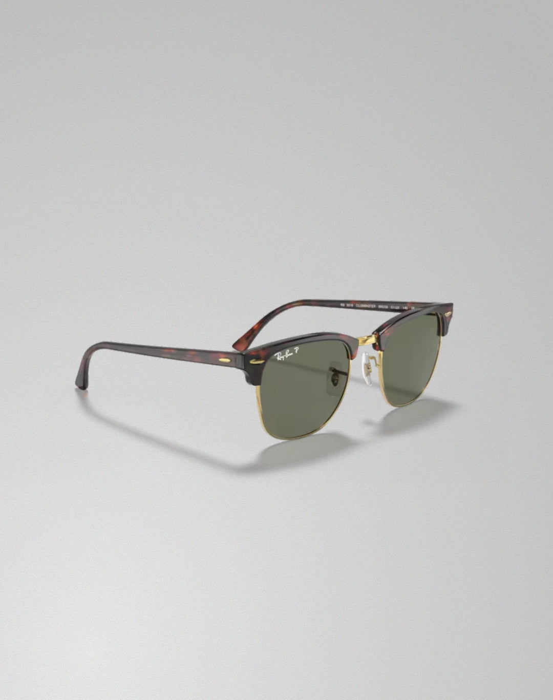 Ray-Ban RB3016-99058 – Lunettes de soleil Carré haut écaille de tortue sur doré