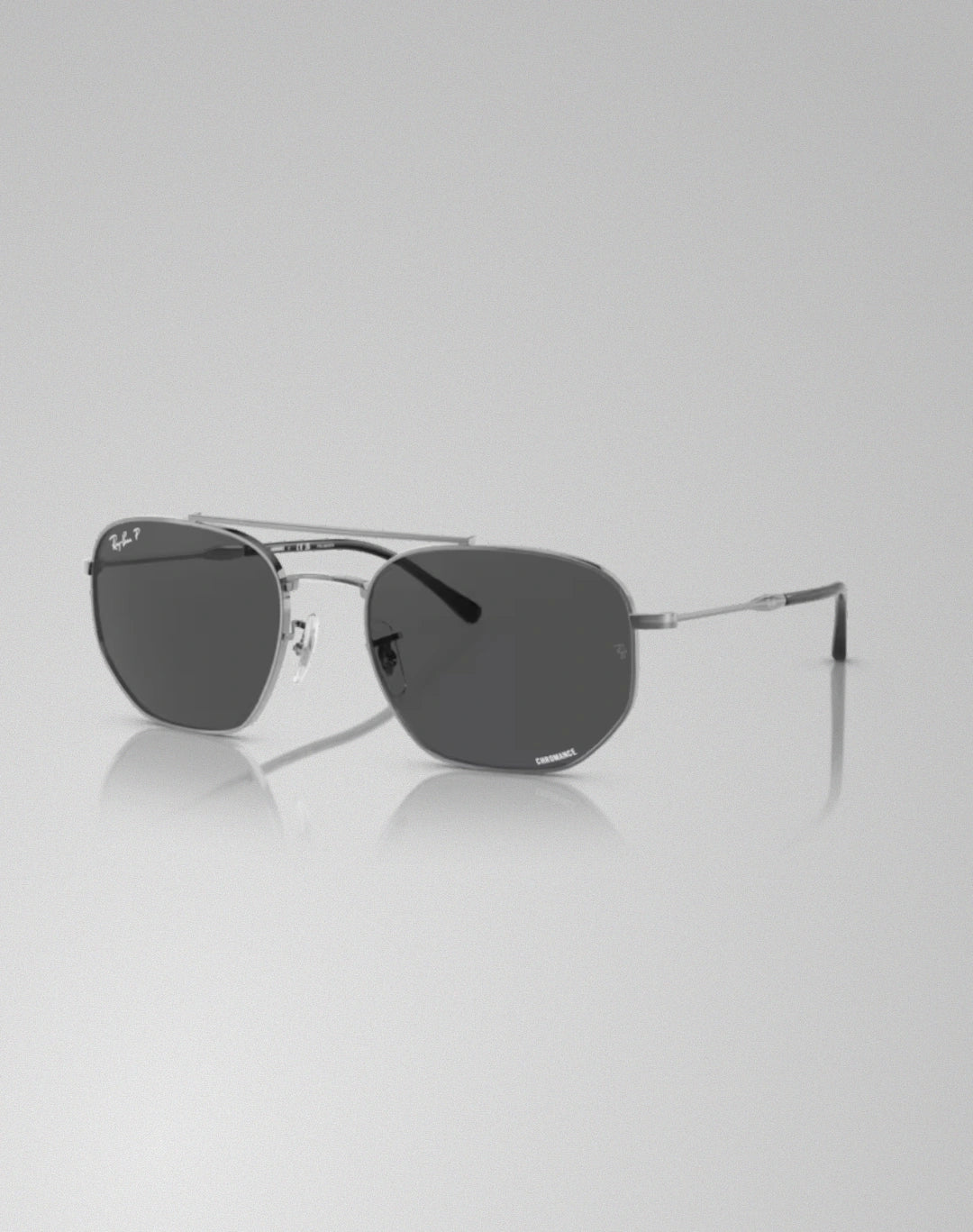 Ray-Ban RB3707-004K8 – Lunettes de soleil Irrégulier gunmetal