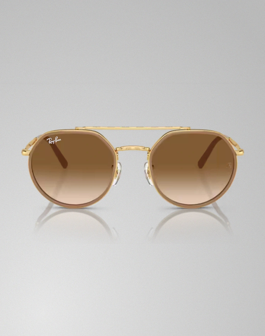 Ray-Ban RB3765-00151 – Lunettes de soleil irrégulier doré arista