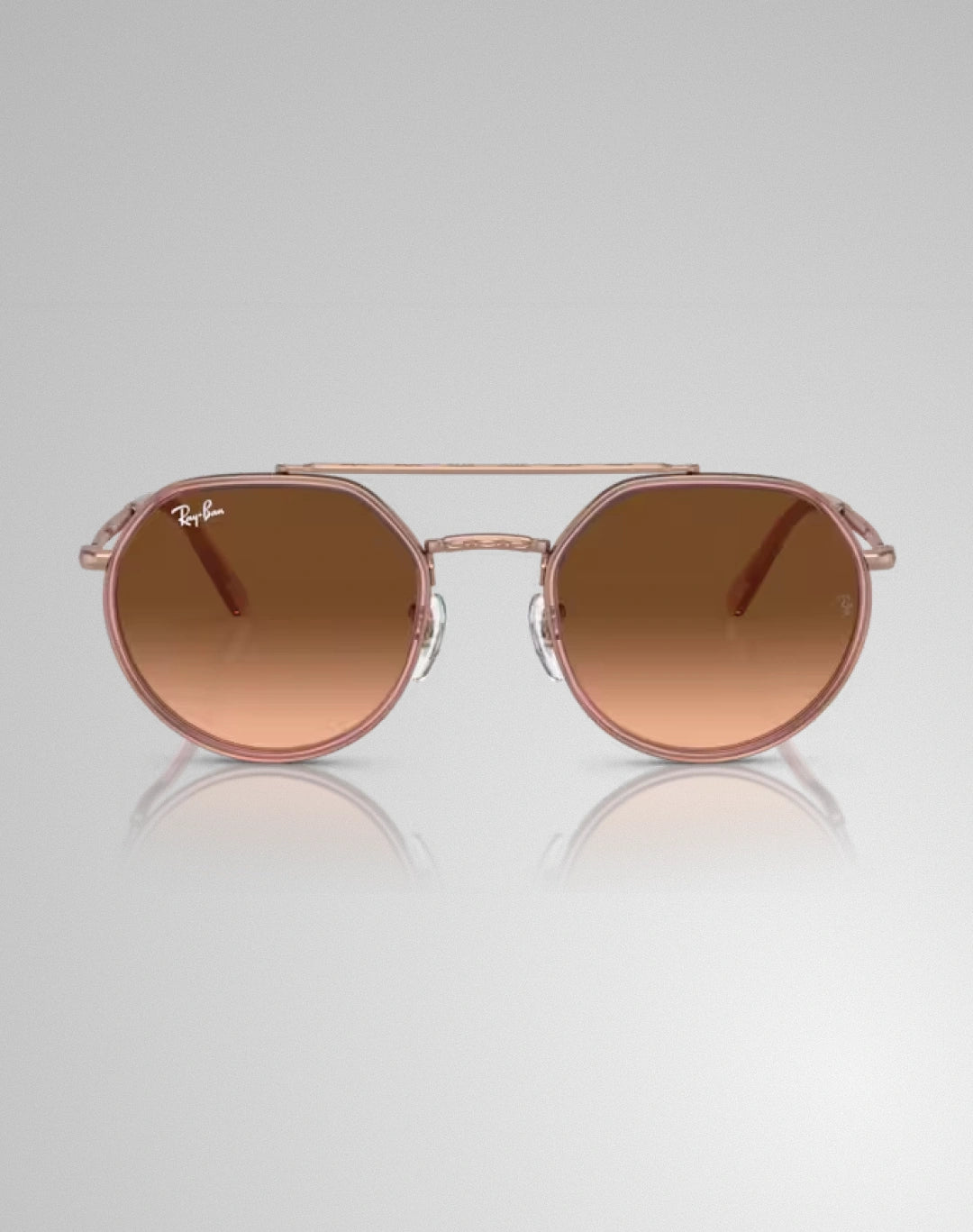 Ray-Ban RB3765-9069A5 – Lunettes de soleil irrégulier cuivre