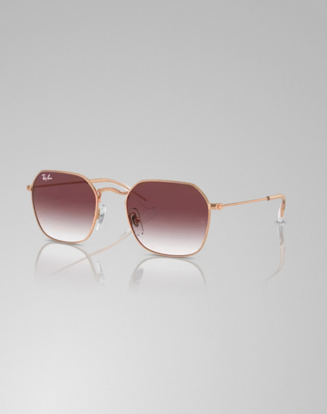 Ray-Ban RJ9594S-2918H – Lunettes de soleil irrégulier or rose