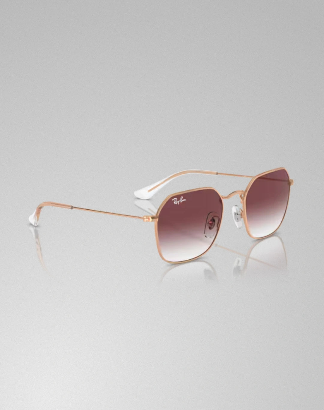 Ray-Ban RJ9594S-2918H – Lunettes de soleil irrégulier or rose